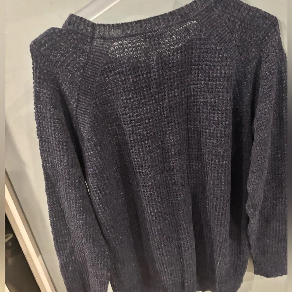 NWT ✨ J. Crew women’s Dark Blue Crewneck Sweater size Large